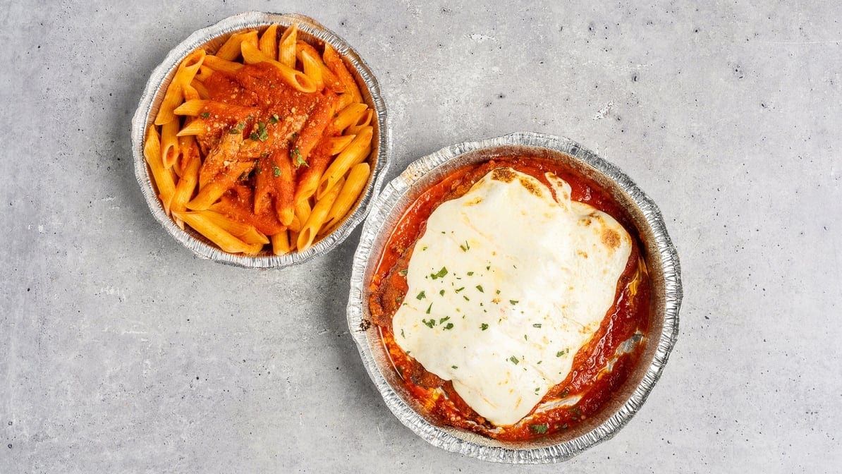 Chicken Parmesan Dinner.